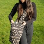Ancient Wisdom Nomad Sari Jacquard Natural Carryall Bags - Desert Loom - Image 5