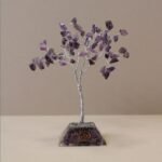 Ancient Wisdom Amethyst Gemstone Tree (80 Stones) On Orgonite Base - Image 4