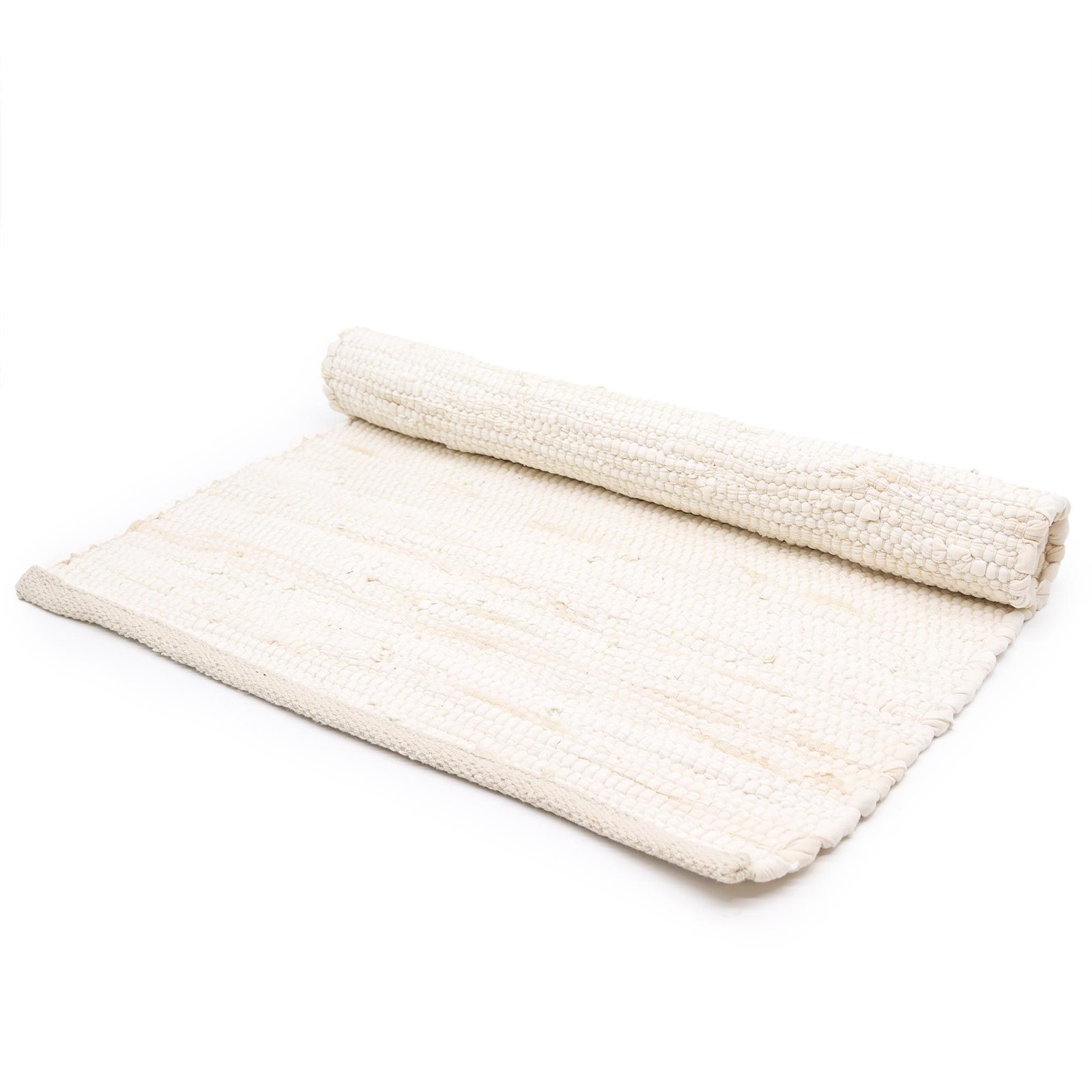 bG9jYWw6Ly9tZWRpYS9IUy84RC82MFIzMEMxRzZXVDM4REhTLzFiN2YxZDBiLmpwZWc.jpg Ancient Wisdom Large (130x170cm) Indian Handloom Cotton Rug – Cream - Image 1