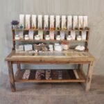 Agnes + Cat Large 2.2m Standard Wooden Table with Top Shelf