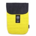 Ancient Wisdom Stonewash Cotton Laptop Padded Pouch – Crazy Yellow