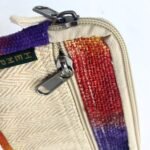 Ancient Wisdom Tie-Dye Hemp Square Pouch - Image 2