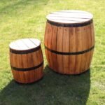 Ancient Wisdom Natural Albasia Wood Beer Barrel Stool - 38 x 32cm - Image 3