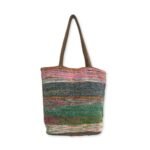 Ancient Wisdom Recycled Big Rug Bag - Shades of Dusk - Image 5