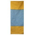 Ancient Wisdom Indian Cotton Rug (70x170cm) – Yellow / Blue