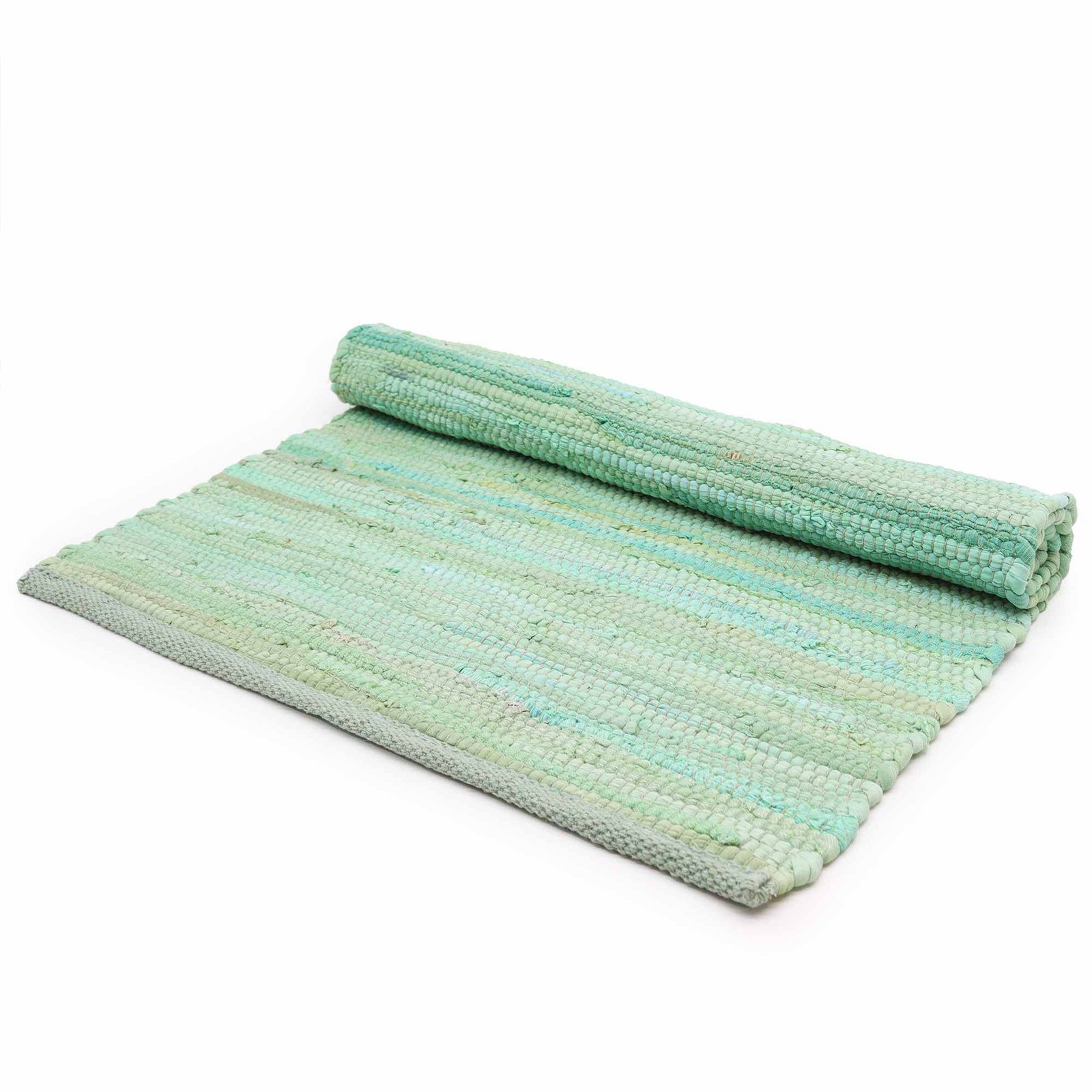 bG9jYWw6Ly9tZWRpYS9TRy84RC82MFIzMEMxRzZXVDM4RFNHL2FmMzkyYjkwLmpwZWc.jpg Ancient Wisdom Large (130x170cm) Indian Handloom Cotton Rug – Aqua - Image 1