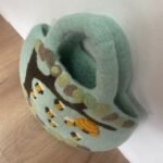 Ancient Wisdom Tree & Beehive Design Felted Bag - Image 3