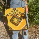 Ancient Wisdom Yellow Kilim Festival Messenger Bag - Image 6