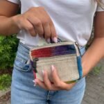 Ancient Wisdom Tie-Dye Hemp Square Pouch - Image 3