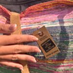 Ancient Wisdom Recycled Big Rug Bag - Shades of Dusk - Image 3