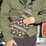 Ancient Wisdom Nomad Sari Jacquard Natural Cross Bag - Desert Loom - Image 9