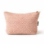 Ancient Wisdom Nomad Sari Indian Jacquard Toiletry Bag – Coral Maze