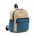 Ancient Wisdom Standard Handmade Kathmandu Backpack – Dhaka Design (34x27x10cm)