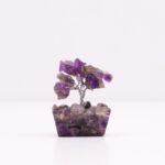 Ancient Wisdom Mini Amethyst Gemstone Tree (15 Stones) On Orgonite Base - Image 4