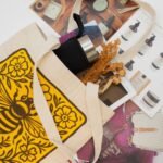 Ancient Wisdom Iconic Toni Natural Cotton Nomad Sari Tote Bag – Bee Kind - Image 9