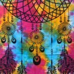 Ancient Wisdom Single Cotton Bedspread + Wall Hanging - Dreamcatcher - Image 3