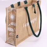 Hop Hare Jute Big Bag - I Am Bright - Image 3