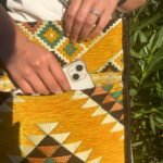 Ancient Wisdom Yellow Kilim Festival Messenger Bag - Image 9