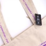 Hop Hare Cotton Canvas Tote Bag - I Am Powerful - Image 2