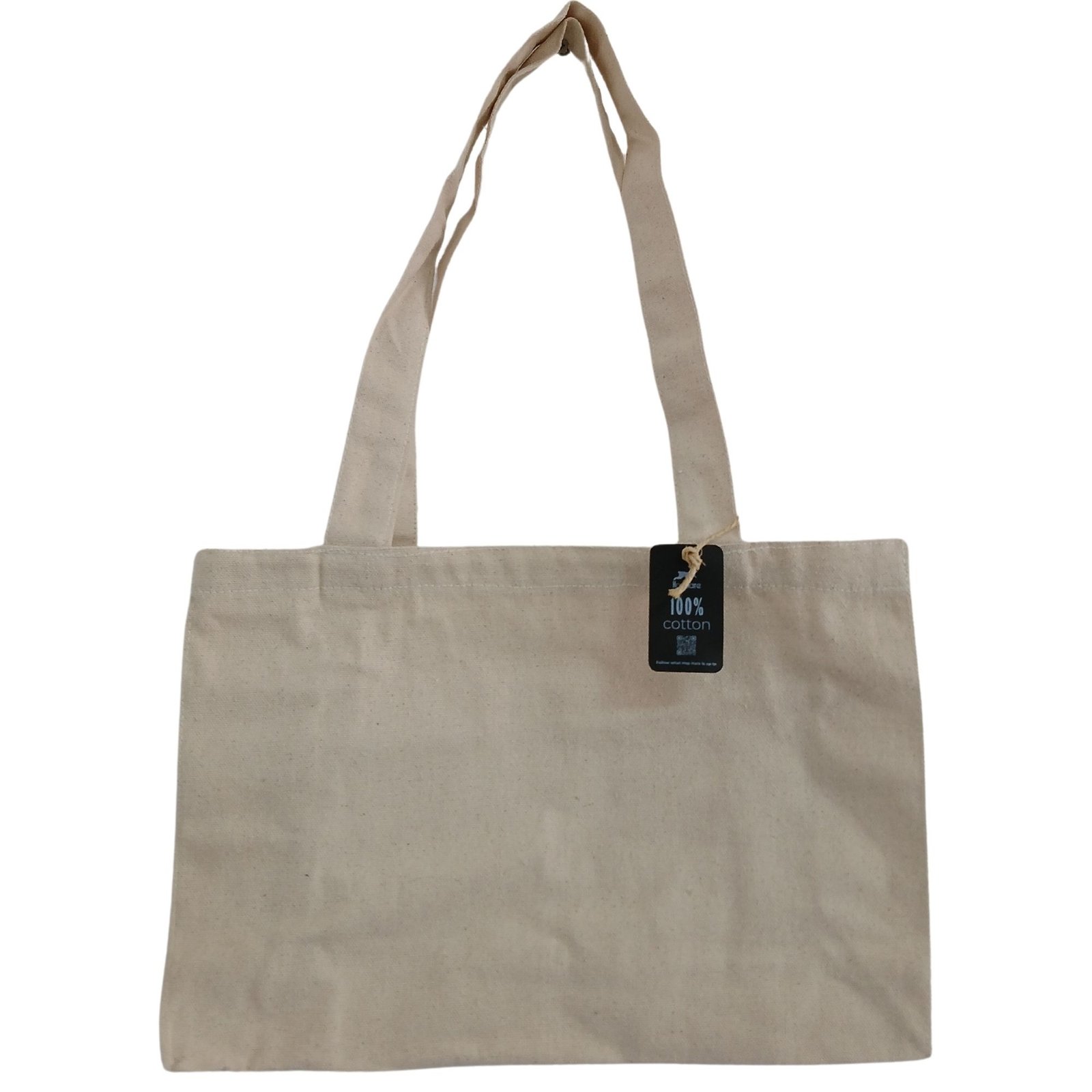 bG9jYWw6Ly9tZWRpYS9TSi9HRC82MFIzMEMxRzZXVDNHRFNKLzk4MjBmNDFhLmpwZWc.jpg Ancient Wisdom Natural Cotton Handy Bag - Image 1