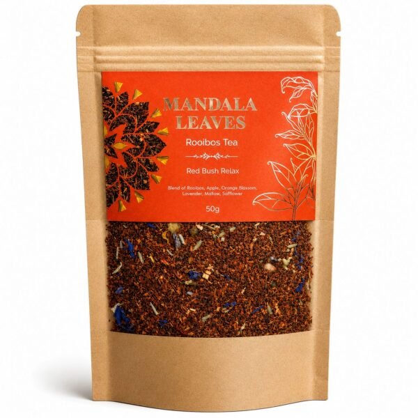 Ancient Wisdom 50g Red Bush Relax Aromatic Rooibos Tea