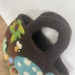 Ancient Wisdom Fairy Garden Design Felted Bag - Image 2