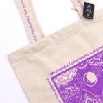 Hop Hare Cotton Canvas Tote Bag - I Am Powerful - Image 3