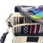 Ancient Wisdom Tie-Dye Hemp Messenger Bag - Image 2