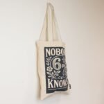 Ancient Wisdom Iconic Toni Natural Cotton Nomad Sari Tote Bag – Nobody Knows - Image 8