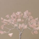 Ancient Wisdom Rose Quartz Gemstone Tree (80 Stones) On Orgonite Base - Image 2