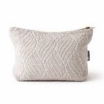 Ancient Wisdom Nomad Sari Indian Jacquard Toiletry Bag – Moonlit Weave