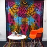 Ancient Wisdom Double Cotton Bedspread + Wall Hanging – Dreamcatcher - Image 2
