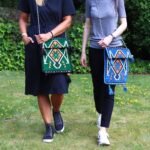 Ancient Wisdom Emerald Green Kilim Festival Messenger Bag - Image 5