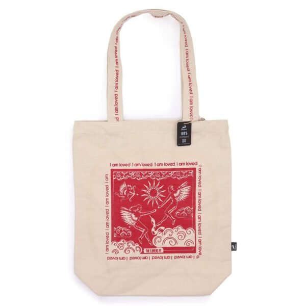 Hop Hare Cotton Canvas Tote Bag – I Am Loved