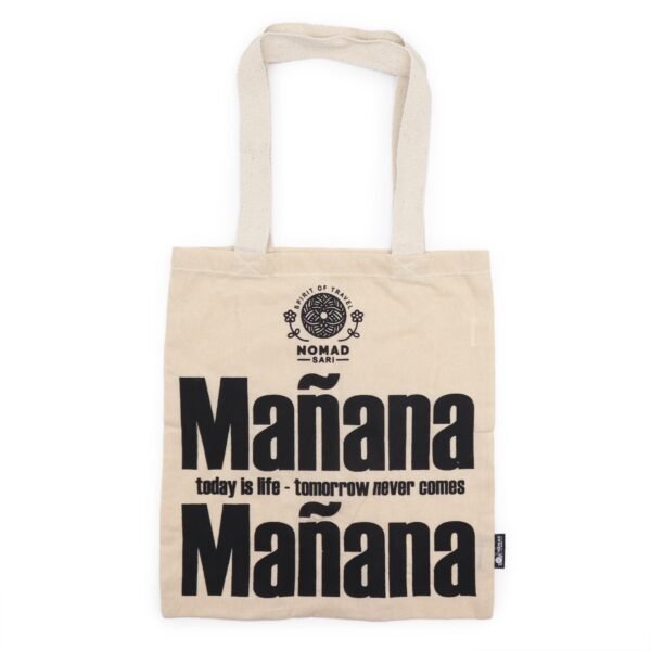 Nomad Sari Natural Iconic Basic Cotton Tote Bag – Mañana Mañana