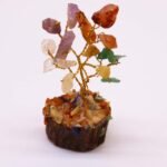 Ancient Wisdom Mini Multi Stones Gemstone Tree (15 Stones) On Wooden Base - Image 4