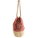 Ancient Wisdom Terracotta Stonewash Hamsa All Natural Backpack