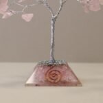 Ancient Wisdom Rose Quartz Gemstone Tree (80 Stones) On Orgonite Base - Image 3