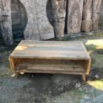 Ancient Wisdom Large Handcrafted Recycled Wood Coffee Table