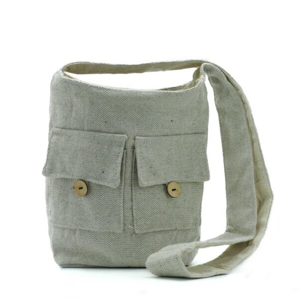Ancient Wisdom Medium Stone Natural Tones Two Pocket Bag