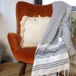 Ancient Wisdom Hamman Spa Towel (90x170cm) - Charcoal - Image 3