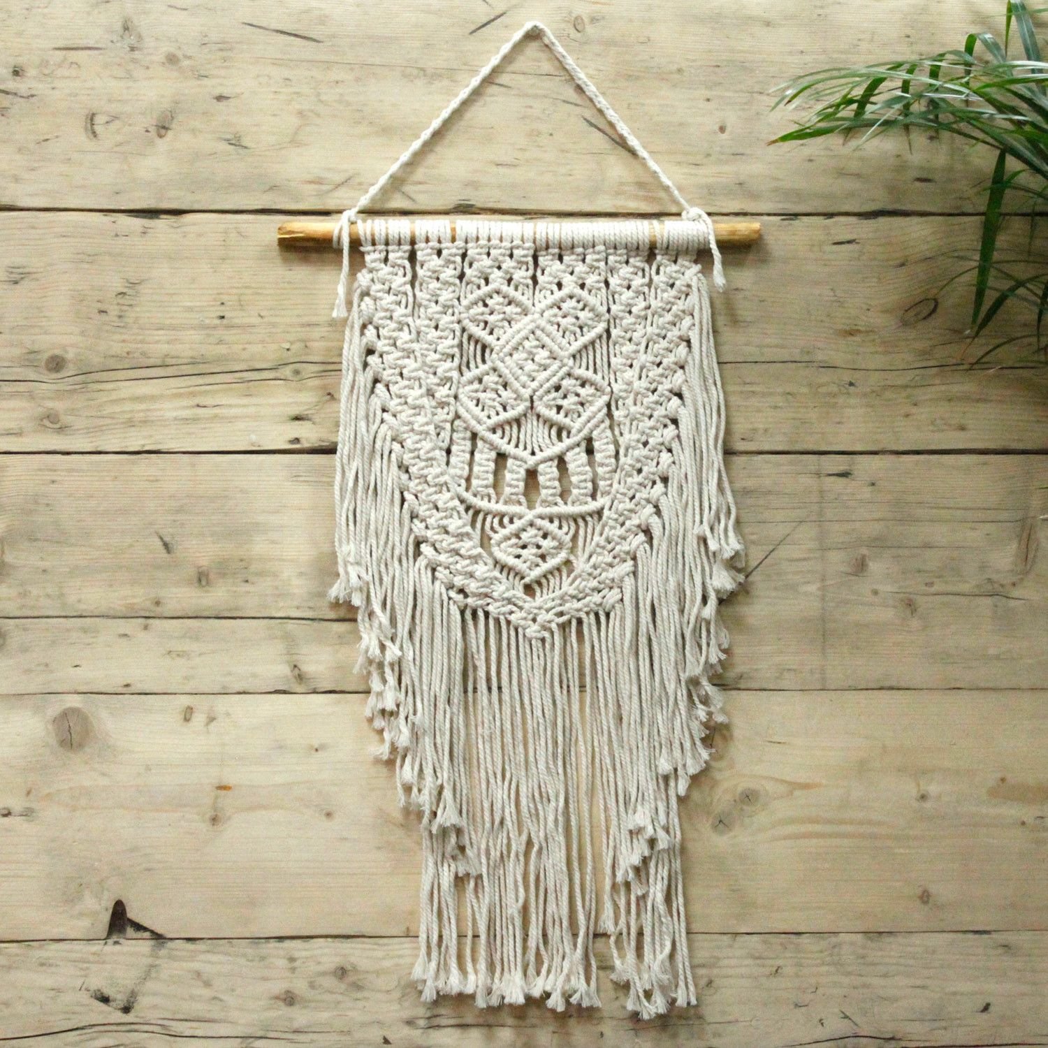 bG9jYWw6Ly9tZWRpYS9TTi9BQy82MFIzMEMxRzZNVDNBQ1NOLzE4NjQ3ZmNhLmpwZWc.jpg Macrame Wall Hanging - Over Abundance - Image 1