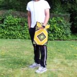 Ancient Wisdom Yellow Kilim Festival Messenger Bag - Image 5
