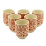 Ancient Wisdom Set of 6 Ceramic Herbal Tea Cups – Amber