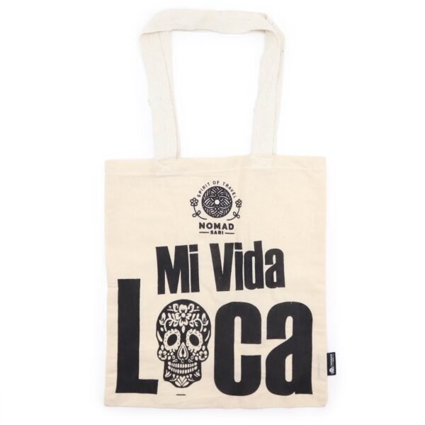 Nomad Sari Natural Iconic Basic Cotton Tote Bag – Mi Vida Loca