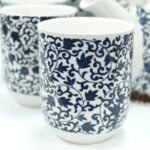 Ancient Wisdom Ceramic Herbal Teapot & 6 Matching Tea Cups – Blue Pattern - Image 5