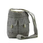 Ancient Wisdom Medium Soft Lavender Natural Tones Two Pocket Bag