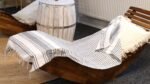 Ancient Wisdom Hamman Spa Towel (90x170cm) - Charcoal - Image 2