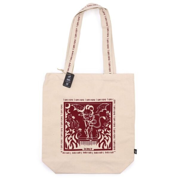 Hop Hare Cotton Canvas Tote Bag - I Am Rare