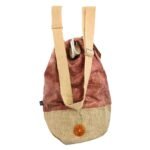 Ancient Wisdom Terracotta Stonewash Hamsa All Natural Backpack - Image 4